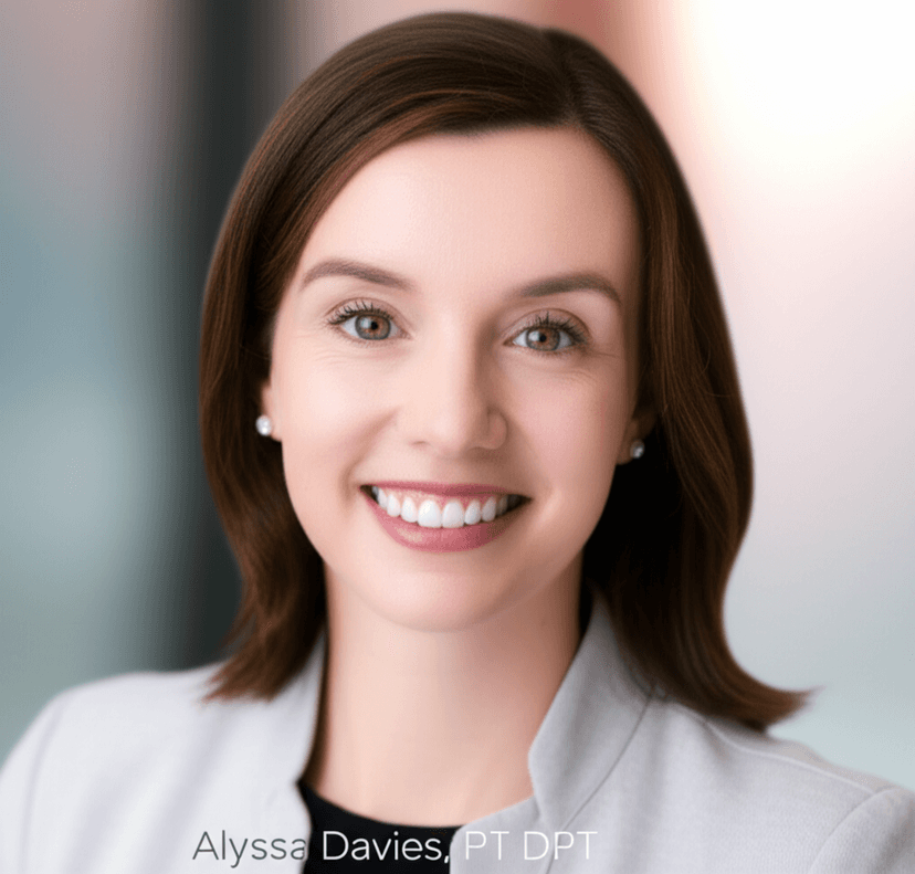 Professional headshot of Alyssa Davies, PT, DPT at Care Physical Therapy in Southfield Michigan