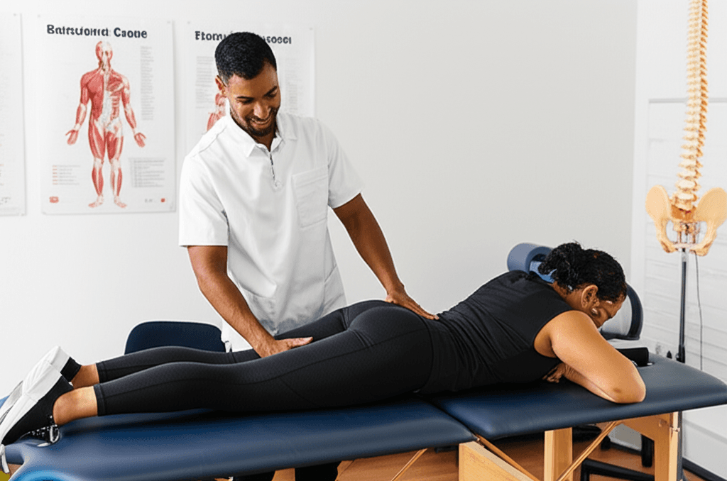 Back pain physical therapy treatment at Care Physical Therapy in Southfield Michigan